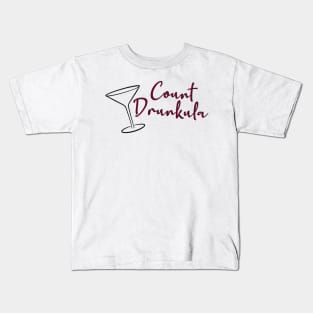 Grace and Frankie Count Drunkula Kids T-Shirt